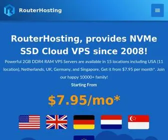 Routerhosting.com(Your VPS Hosting Solutions in the Clouds) Screenshot