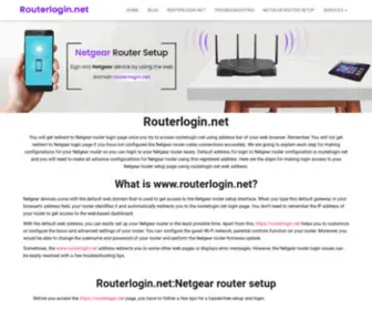 Routerloginnet-Start.com(Netgear Router Login) Screenshot