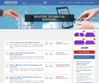 Routertechnicalsupport.com(Router Technical Support forum) Screenshot