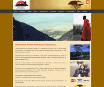 Routeskilimanjaro.com(Tanzania Tour Packages) Screenshot