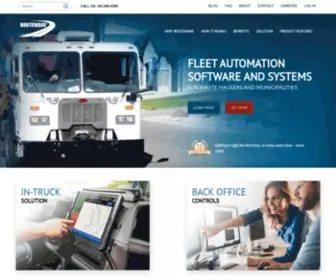 Routeware.com(Fleet Management Software for the Waste Industry) Screenshot