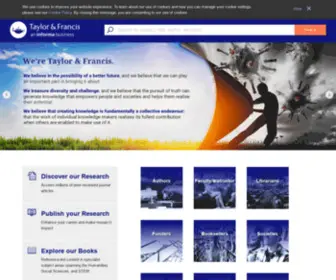 Routledgeonline.com(Taylor & Francis) Screenshot