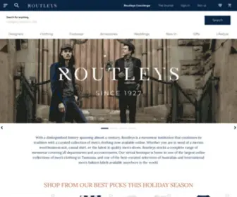 Routleys.com.au(Routleys Menswear) Screenshot