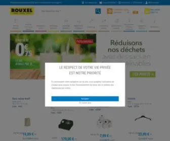 Rouxel.com(Fournisseur d'agencement de magasin et fournitures professionnelles) Screenshot