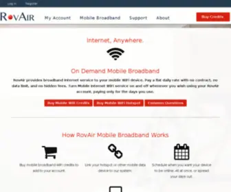 Rovair.com(OnDemand Mobile WiFi) Screenshot