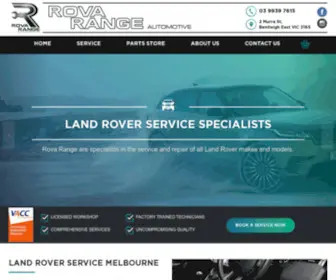 Rovarange.com.au(Rova Range) Screenshot