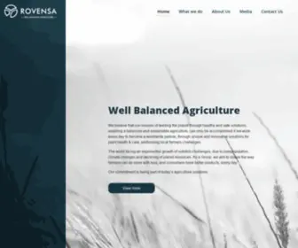 Rovensa.com(Well Balanced Agriculture) Screenshot