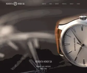 Roventa-Henex.com(Swiss Private Label watches) Screenshot