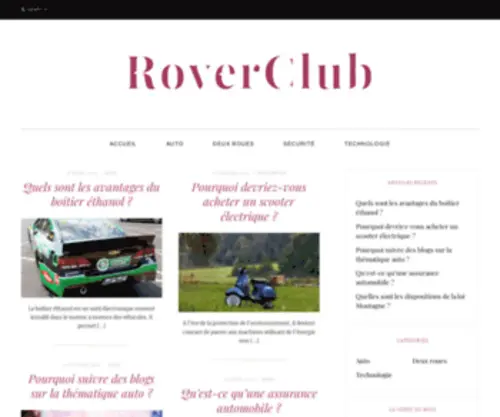Rover-Club-FR.org(RoverClub) Screenshot