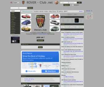 Rover-Club.net(Rover klub) Screenshot