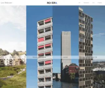 Rovera.ch(Immobilien und Baumanagement AG) Screenshot