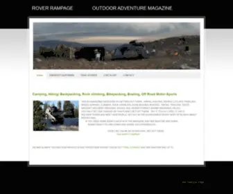 Roverrampage.com(ROVER RAMPAGE               OUTDOOR ADVENTURE MAGAZINE) Screenshot