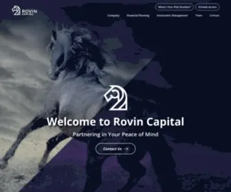 Rovincapital.com(Partnering in Your Peace of Mind) Screenshot