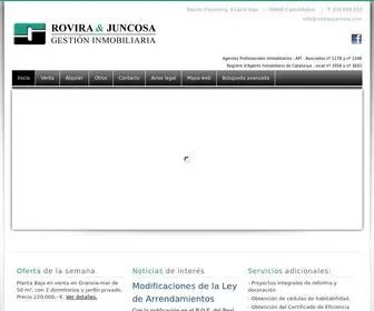 Rovirayjuncosa.com(Rovira y Juncosa) Screenshot