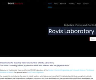 Rovislab.com(Vision and Control Laboratory) Screenshot