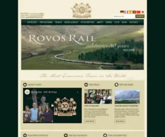 Rovos.com(Luxury Trains) Screenshot