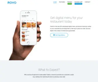 Rovotrips.com(Get digital menu for your restaurant) Screenshot