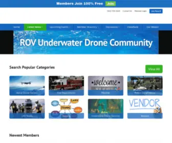 Rovuwdrones.com(Underwater Rov) Screenshot