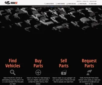 Row52.com(Find Recycled Auto Parts) Screenshot