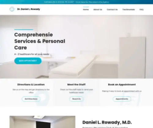 Rowadymd.com(Rowady Primary Physician Practice) Screenshot