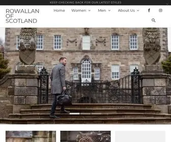 Rowallan.com(Rowallan of Scotland) Screenshot