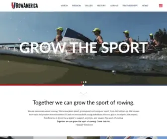 Rowamerica.com(Home Page) Screenshot