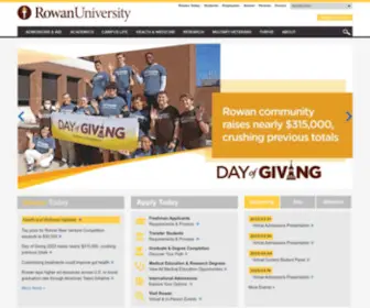 Rowan.edu(Rowan University) Screenshot
