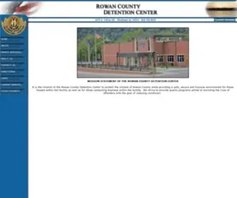 Rowancountydc.org(The Rowan County Detention Center) Screenshot