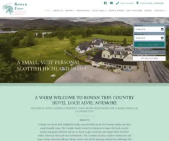 Rowantreehotel.com(Aviemore Hotels) Screenshot