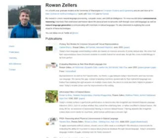 Rowanzellers.com(Rowan Zellers') Screenshot