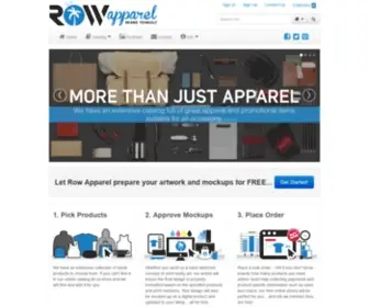 Rowapparel.com(Row Apparel) Screenshot