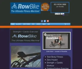 Rowbike.com(Health Fitness Rowbike strength and cardio fun Pepin Wisconsin USA) Screenshot