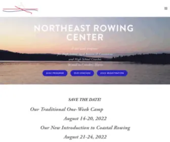 Rowcamp.com(Northeast Rowing Center) Screenshot