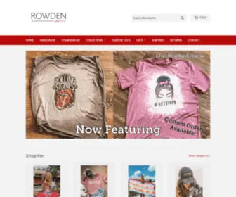 Rowdenapparel.com(Rowden Apparel) Screenshot