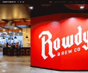 Rowdysbrewco.com(Rowdy's Brew Co) Screenshot