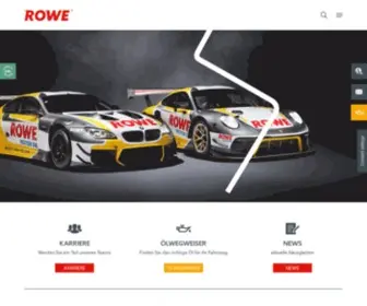 Rowe-Mineraloel.com(ROWE) Screenshot