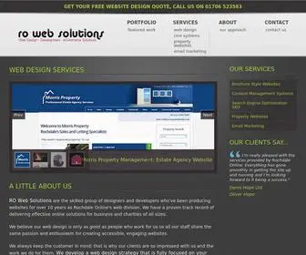 Rowebsolutions.co.uk(Rochdale Web Design) Screenshot