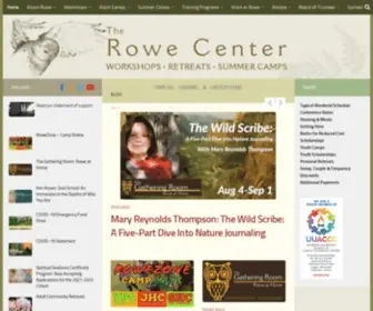 Rowecenter.org(Experience the Magic that is the Rowe Center) Screenshot