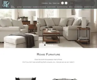 Rowefurniture.com(Custom Upholstery Furniture) Screenshot