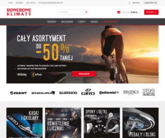 Roweroweklimaty.pl(Sklep i serwis rowerowy Warszawa) Screenshot