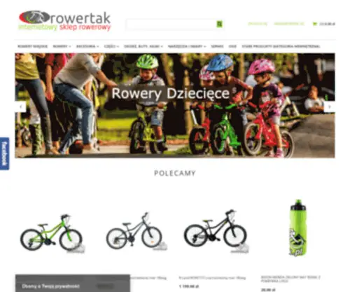 Rowertak.pl(Internetowy Sklep Rowerowy) Screenshot