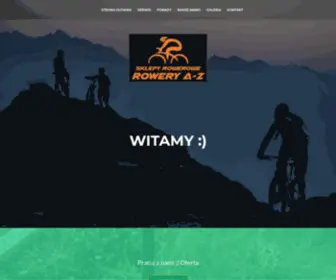 Roweryaz.pl(Strona sklepu Rowery A) Screenshot