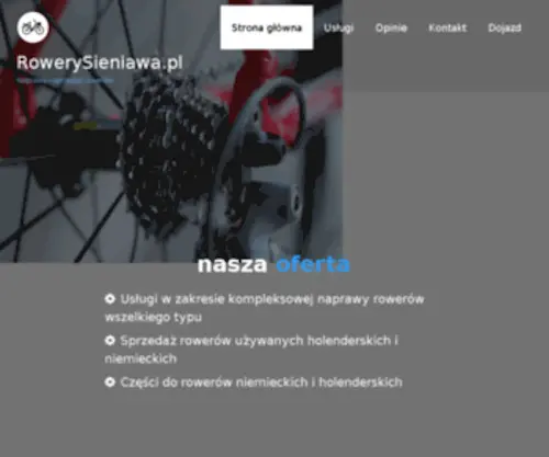 Rowerysieniawa.pl(Sprzedaż) Screenshot