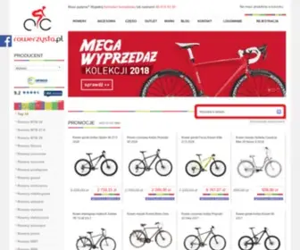 Rowerzysta.pl(Internetowy sklep rowerowy Rowerzysta) Screenshot