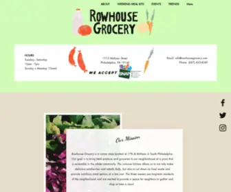 Rowhousegrocery.com(HOME) Screenshot