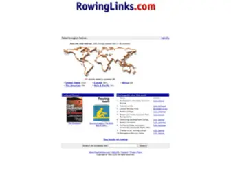 Rowinglinks.com(Rowing Links Around the World) Screenshot