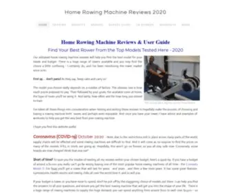 Rowingmachine-Guide.com(Home Rowing Machine ReviewsBuyers Guide) Screenshot