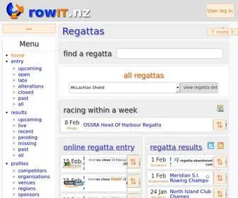 Rowit.nz(Rowing regatta details) Screenshot