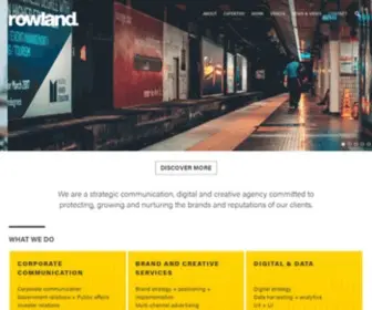 Rowland.com.au(Corporate communications) Screenshot