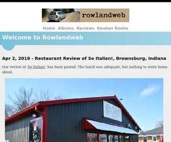 Rowlandweb.org(Rowlandweb) Screenshot